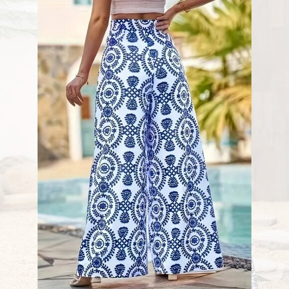 Forget-Me-Not High Waisted Boho Pant - Picture 3 of 3